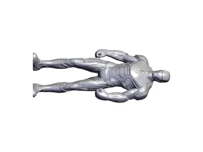 Ironman stl silver man 3D model