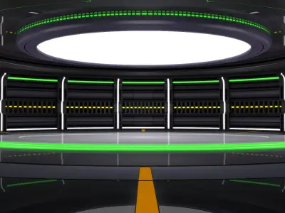 Sci Fi Room 3D model