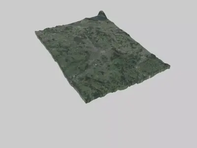 Bern City Low-poly 3D model