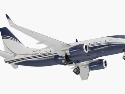  Boeing 737-700 with Interior Generic 