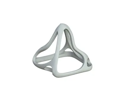 SciFi Cube Object No 59173 Low Poly Shape Low-poly 3D model