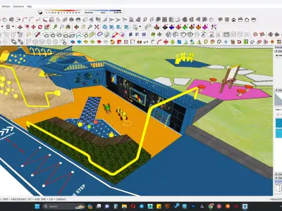 Play area 3d model 3D model buy