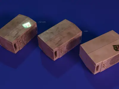 Retro 90s speakers - Altec Lansing ACS90 Free 3D model