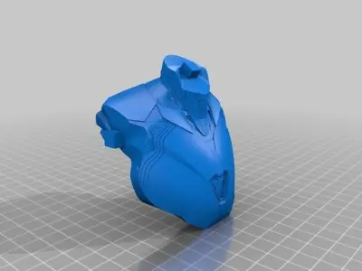 iron man incredible bust 3D print model