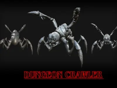 Creatures of Courage - Dungeon Crawler Low-poly 3D model