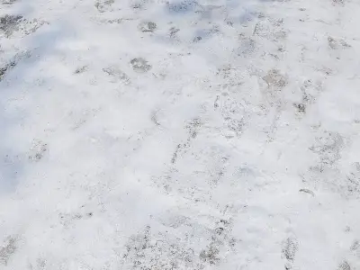Ultra realistic Snow ground 4 2021 Hq Scan  3D model