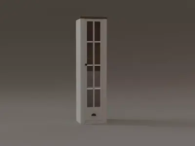 Vitrine tall bookcase Free 3D model