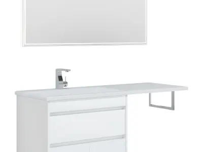 Tokyo floor furniture set 110-120-130 L-R doors 3D model