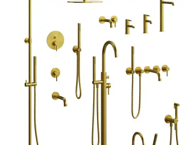 Whitecross Y faucet set 3D model