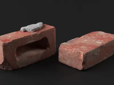 Debris - 3D Scans Low-poly 3D model