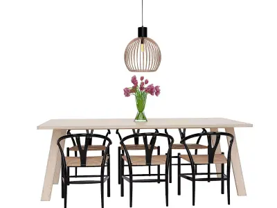 Dining Furnitures Set 47 3D model