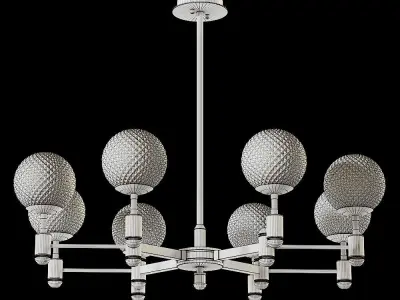Lampatron LUARA CH D chandelier 3D model