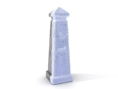 Ancient Obelisk Stone model pack Low-poly 3D model