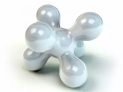 Lamp White High Voltage 3D model