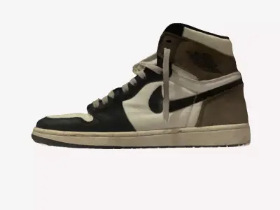 Air Jordan 1 Mocha Dirty 3D model