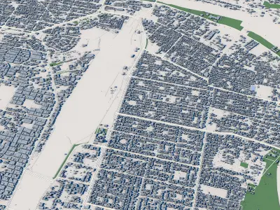 Khartoum City Sudan 3D model