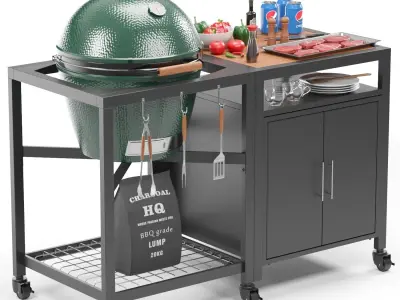 Outfitters BBQ 3D model