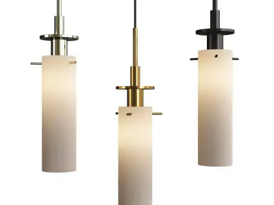 Candle Mini Pendant Light Low-poly 3D model