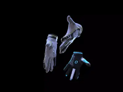 SCIFI GLOVES 3D model