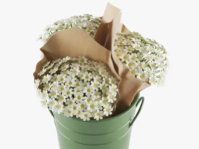  Flowers In Buckets Bundle 03 