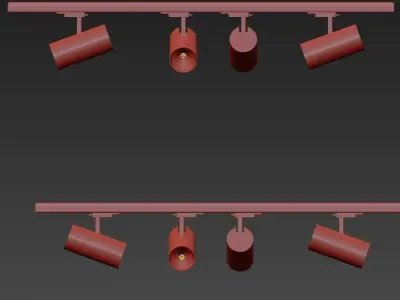 SEVENTIES three lights 3D model