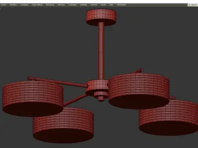 CEILING CAPRI chelsom Low-poly 3D model