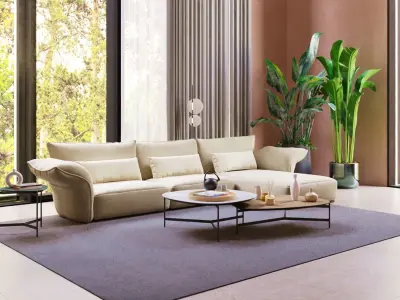 Modern Living room 02 3D model