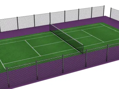 Tennis Court 3D model
