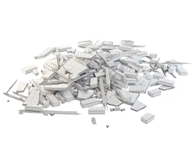 Rubble Large 3D model