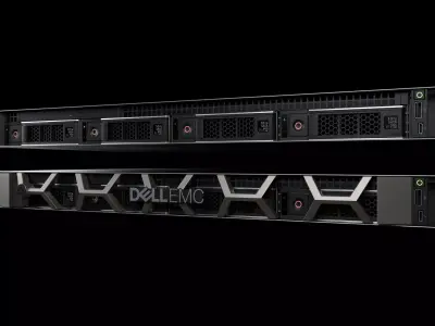 Data Server and Network Rack 3D model