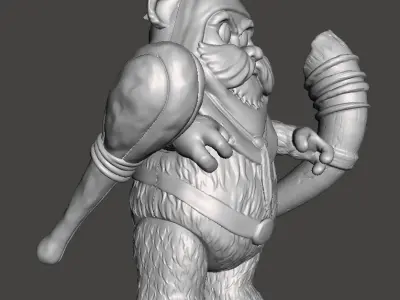 STL File 3D Ewoks Paploo  3D Print Model 3D OBJ 3D print model 3D print model