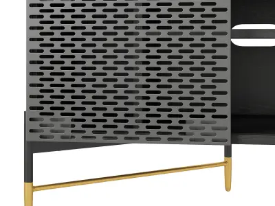 Kave Home Milian TV stand Low-poly 3D model