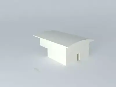 Modern house glass paving terrasse Free 3D model