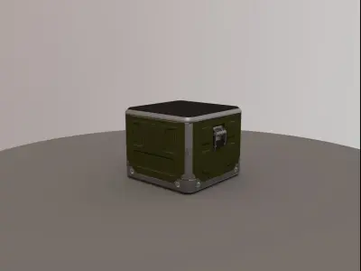 Storage Crates Low-poly 3D model