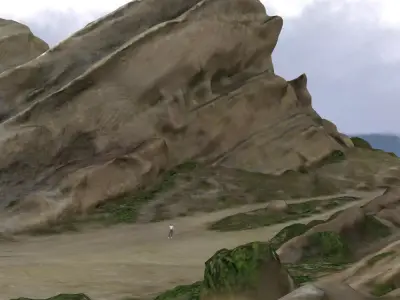 Vasquez Rocks in multiple formats 3D model