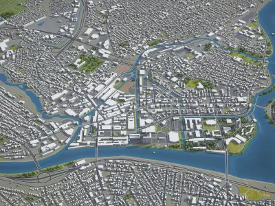 Lowell  Low-poly 3D model