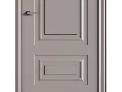 Modern entrance door 84 3D model
