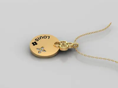 Pendant P128 3D Print Model 3D print model