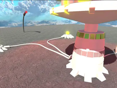 Sci-Fi Building 5 Low-poly 3D model