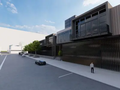 Futuristic Skyscraper-Building office-Modern office 3D model order