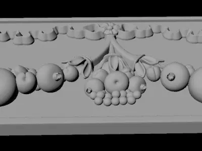 dekor ornament 3D model 176