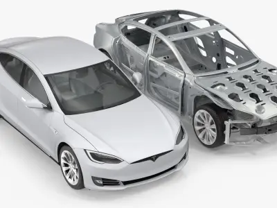  Tesla Model S and Frame Collection 