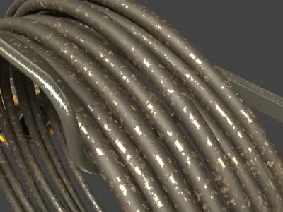 sci fi firefighter 3D model