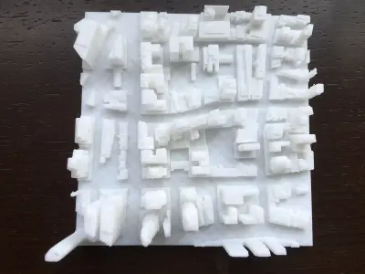 3D CITY PUZZY 3D print model