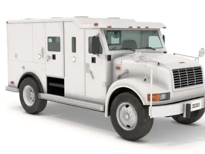  Armored Security Vehicle Rigged 