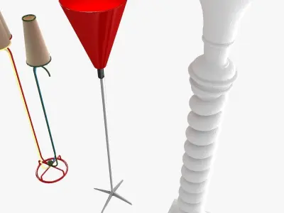 floor lamps 3D model