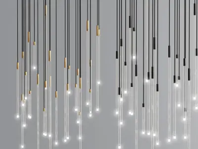 A tube nano light Glass 3D model