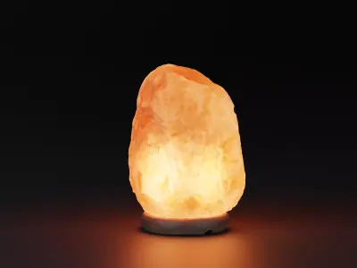Himalayan Salt Lamp Low-poly 3D model