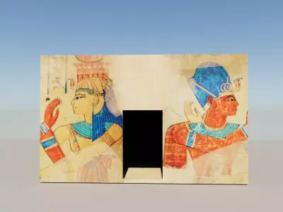 Egyptian Pharaoh tomb 3D model