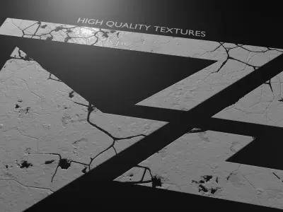 Delta facade logo signboard and decal Low-poly 3D model